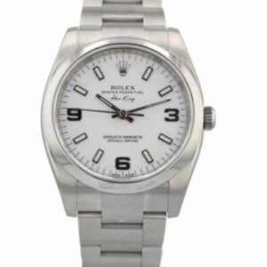 Rolex Super Clone Air King Stainless Steel White Dial 114200