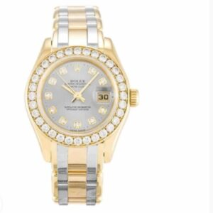 Rolex Tridor Pearlmaster Ladies Gold & Diamond 80298-0048 Replica