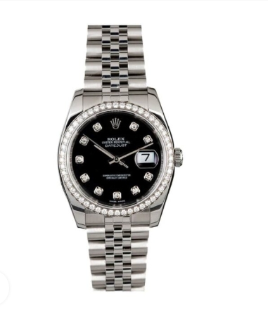 Rolex Super Clone Datejust 116234 Stainless Steel Black Dial