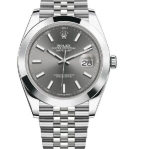 Rolex Super Clone Datejust 126300 Stainless Steel Grey Dial